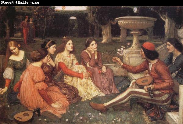 John William Waterhouse A  Tale from the Decameron